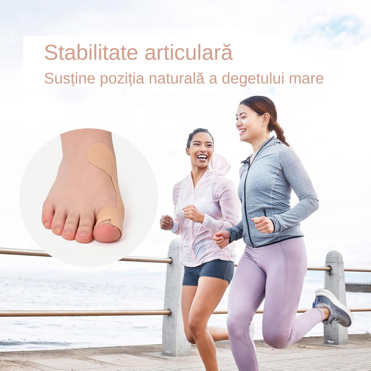 45% REDUCERE - EasyStep - Benzi Ortopedice Degetul Mare Deviat - (20 buc/set)
